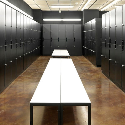 Tủ khóa hai tầng HPL dành cho trường học, Tủ khóa phòng chờ 12mm chống cháy