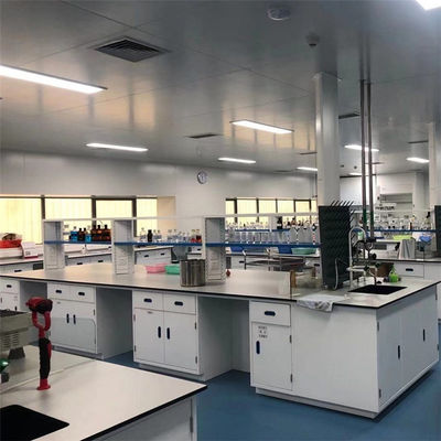 Nội thất phòng thí nghiệm thép của trường đại học Bàn thí nghiệm hóa học 750 * 800mm
